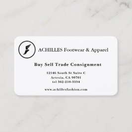 Tarjeta de presentación estándar de 3,5" x 2,0"