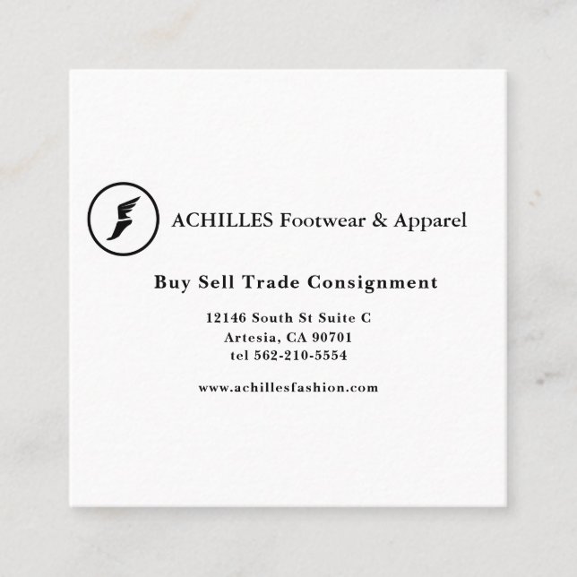 Tarjeta de presentación estándar de 3,5" x 2,0" (Anverso)