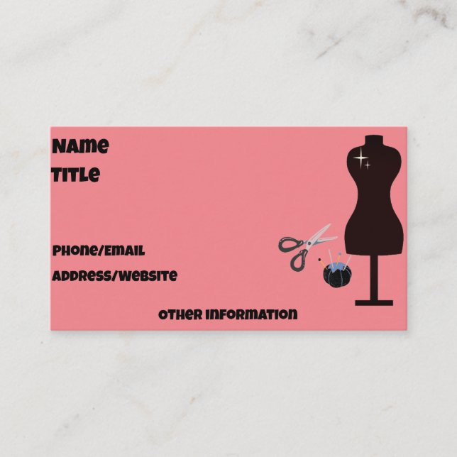 Tarjeta de presentación estándar de 3,5" x 2,0" (Anverso)