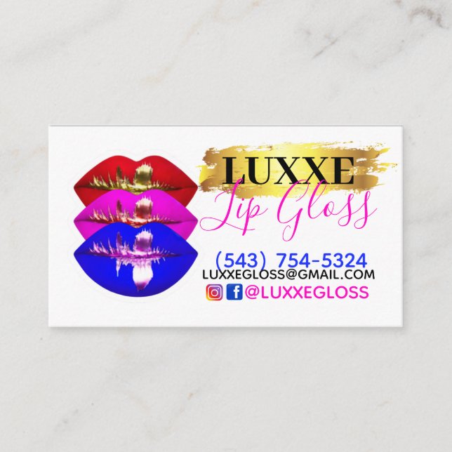 Tarjeta de presentación estándar de 3,5" x 2,0" (Anverso)