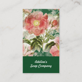 Tarjeta de presentación estándar floral de color B