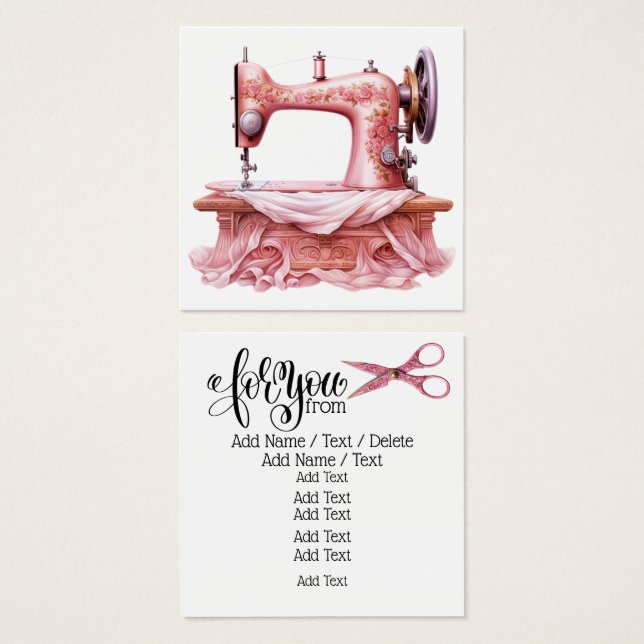 Tarjeta de presentación/etiqueta de negocios (Anverso y reverso)