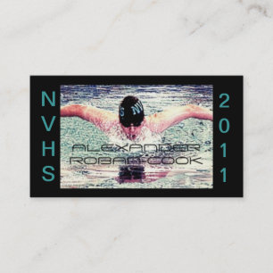 Tarjeta De Presentación Etiqueta-Muestra del intercambio de la graduación