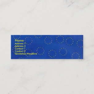 Tarjeta de presentación Euro