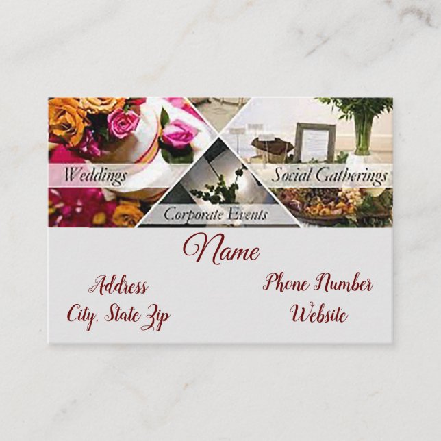 Tarjeta de presentación "Event Planner" (Anverso)