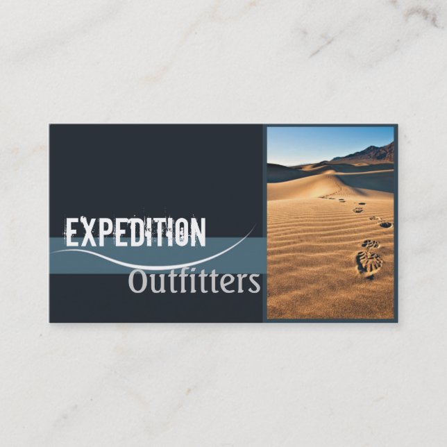 Tarjeta de presentación Expedition Outfitters (Anverso)