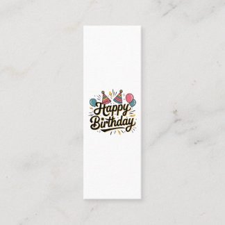 Tarjeta De Presentación Feliz cumpleaños festivo