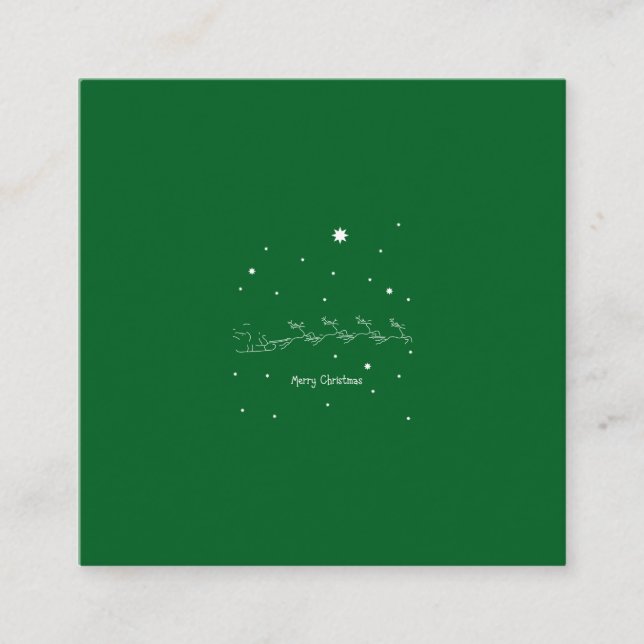 Tarjeta De Presentación Feliz Navidad, amor de dios (Anverso)