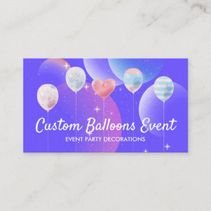 Tarjeta De Presentación Fiesta de eventos de marfil de Marina Planner Deco