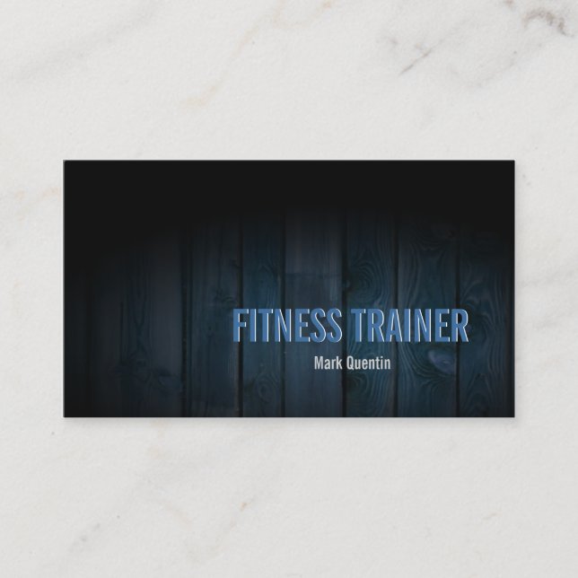 Tarjeta de presentación Fitness Trainer Business C (Anverso)
