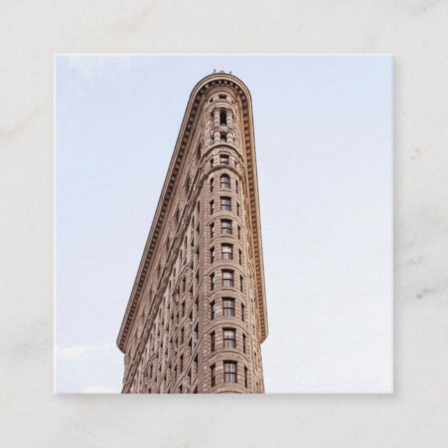Tarjeta De Presentación Flatiron building  (Anverso)