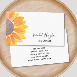Tarjeta de presentación Floral de Coach Life
