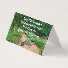 Tarjeta de presentación floral moderna