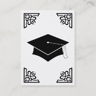 Tarjeta De Presentación florecimiento de la graduación