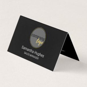Tarjeta de presentación FOLDEADA DE LOGO DE LA EMP