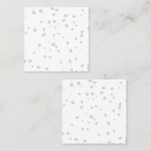Tarjeta De Presentación fondo blanco con muchos puntos pequeños