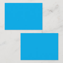 Tarjeta De Presentación Fondo Sólido de Azul Cian
