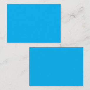 Tarjeta De Presentación Fondo Sólido de Azul Cian