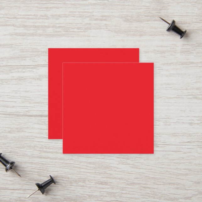 Tarjeta De Presentación Fondo Sólido Rojo  (Anverso/Reverso In Situ)