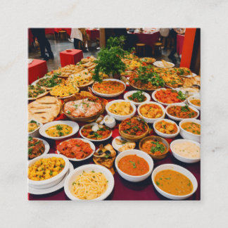 Tarjeta De Presentación "Foodie Paradise Contact Card"