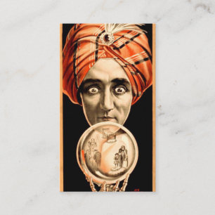 Tarjeta De Presentación Fortune Teller Crystal Ball