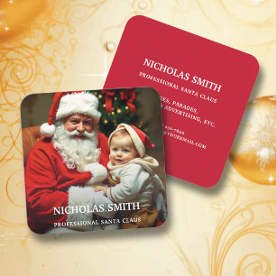 Tarjeta De Presentación Foto profesional Santa Claus