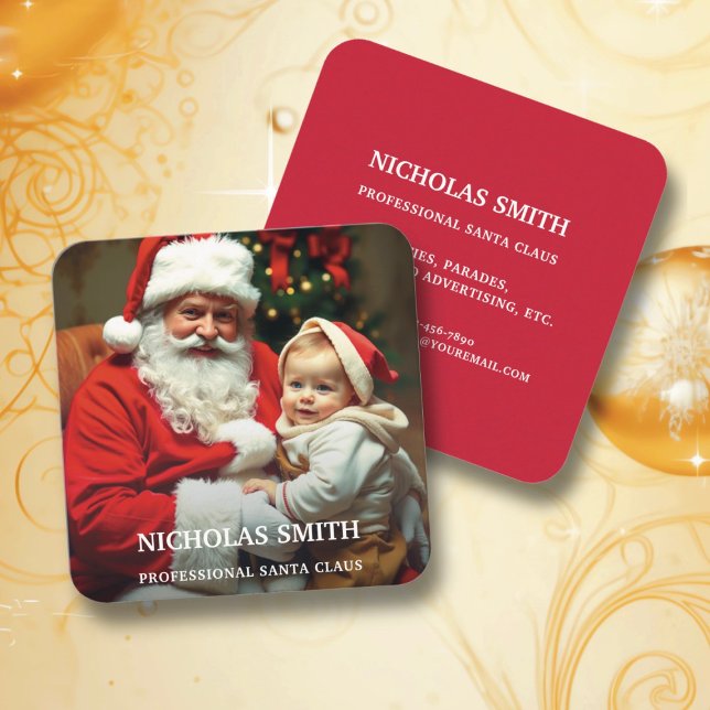 Tarjeta De Presentación Foto profesional Santa Claus (Subido por el creador)