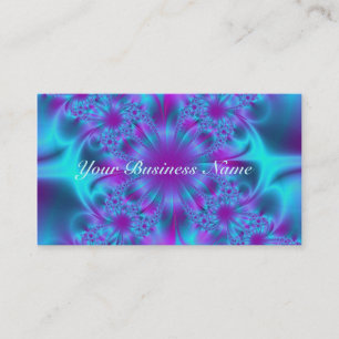 Tarjeta de presentación Fractal Purple Mesh