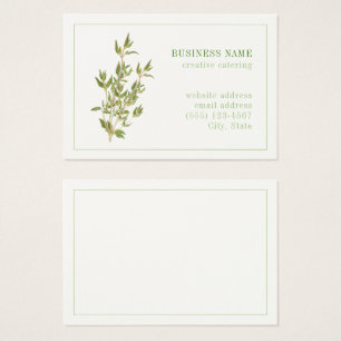 Tarjeta de presentación FRESCO THYME 3.5x2.5