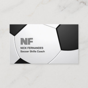 Tarjeta de presentación Futball de fútbol