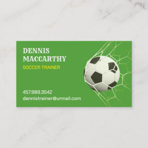 Tarjeta de presentación Futball de fútbol