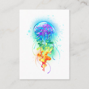 Tarjeta De Presentación Gallito arcoiris