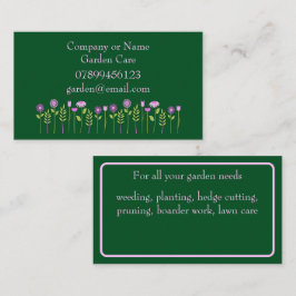 Tarjeta de presentación Gardner