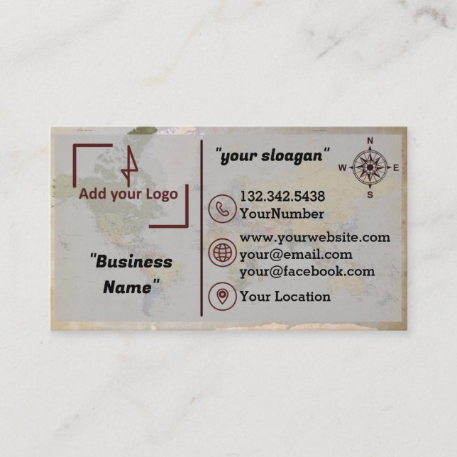 Tarjeta de presentación geoespacial/de reconocimie (Anverso)