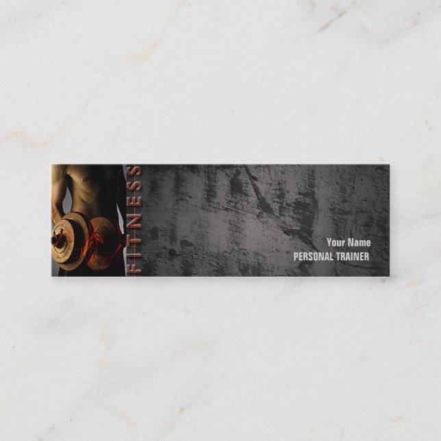 Tarjeta de presentación - Gimnasio (Anverso)