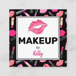 Tarjeta de presentación Glam Square para artistas 