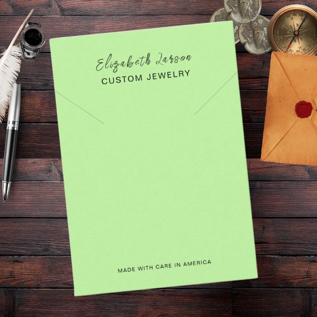 Tarjeta De Presentación Glamour Hoops Colección Chic con Logo Personalizad (Subido por el creador)