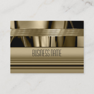 Tarjeta de presentación Gold Art Deco