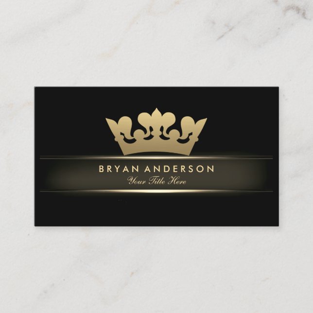 Tarjeta de presentación Gold Crown (Anverso)