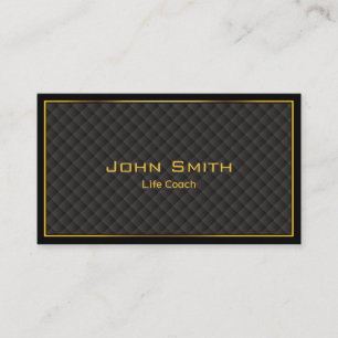 Tarjeta de presentación Gold Frame Diamond Grids L
