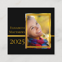 Graduación de año de clase Insertar nombre | Tarje