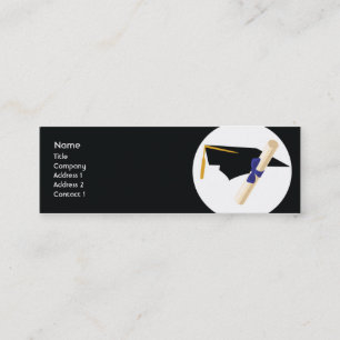 Tarjeta De Presentación Graduación - flaca