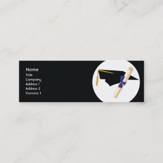 Tarjeta De Presentación Graduación - flaca