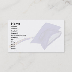 Tarjeta De Presentación GraduationMortar, nombre, dirección 1, dirección