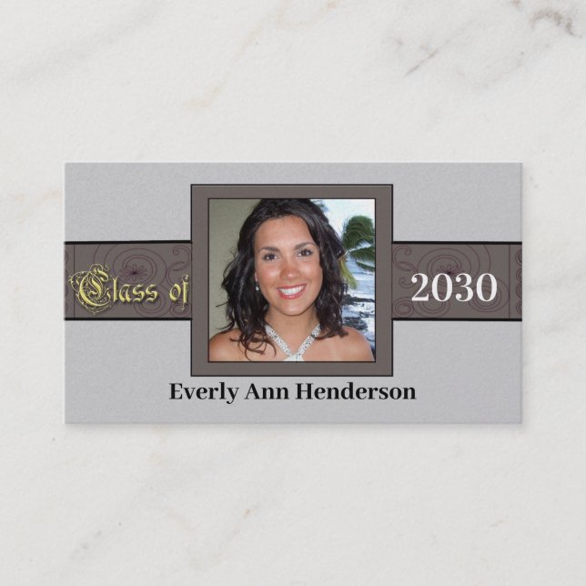 Tarjeta De Presentación Gráficas superiores de 2010 (Anverso)