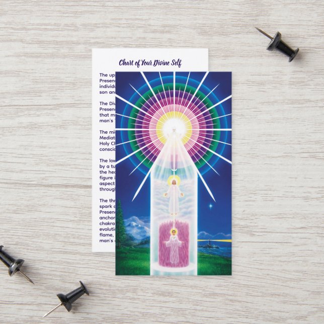 Tarjeta De Presentación Gráfico de su propio ser divino (Anverso/Reverso In Situ)