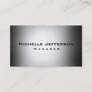 Tarjeta de presentación Gray Creative Manager Rojo