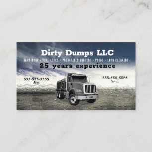 Tarjeta de presentación Gray Dump
