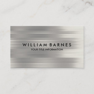 Tarjeta de presentación Gray Stripe