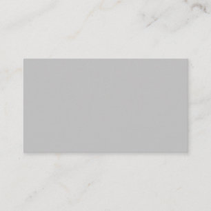 Tarjeta de presentación gris de plata